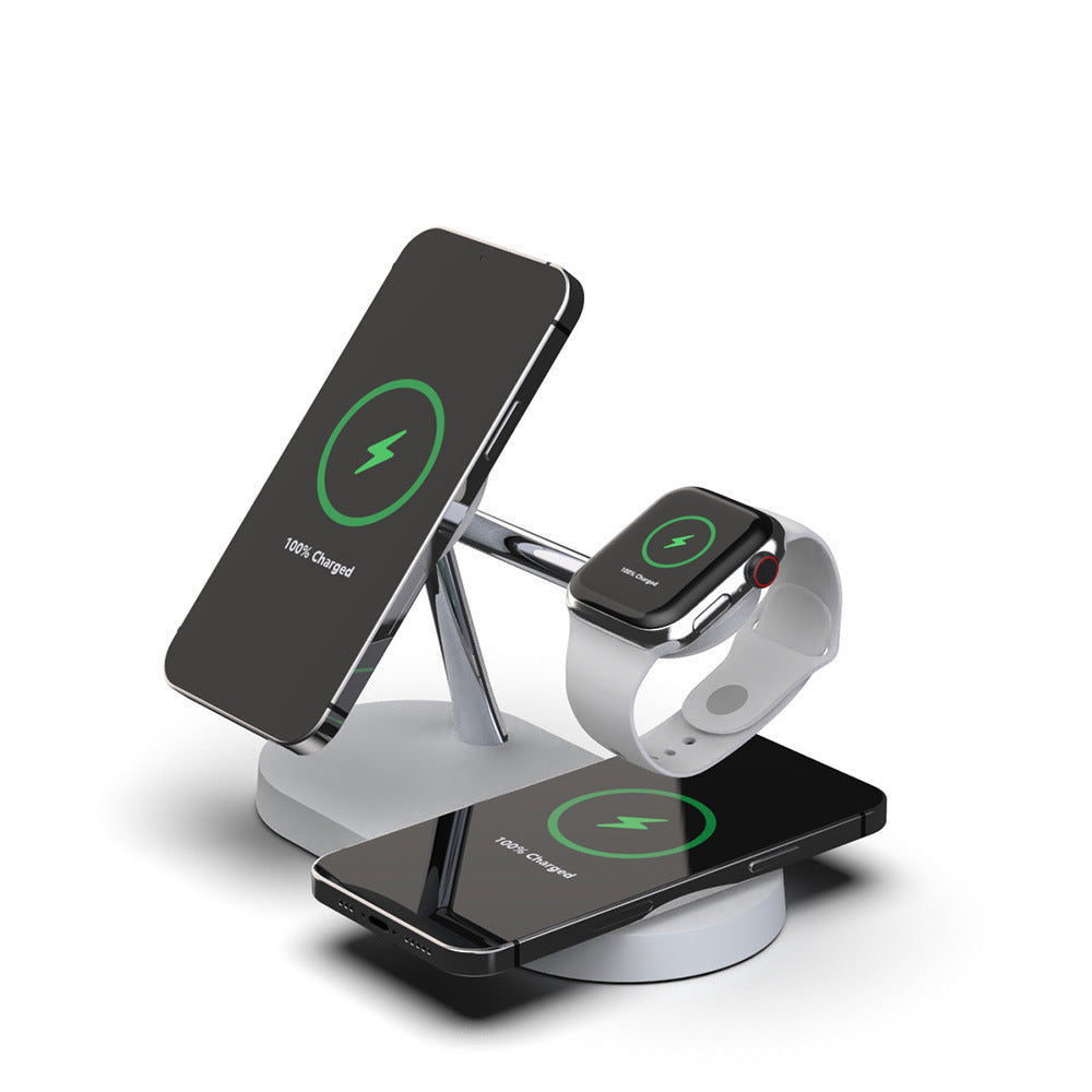 5-in-1 Magnetic Wireless Charger – Fast 15W Desktop Phone Holder global swanky 2