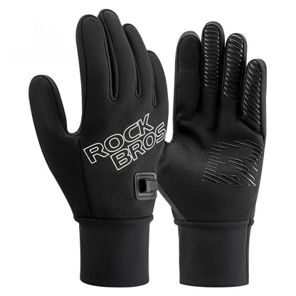 Charging Heating Warming Touchscreen-compatible Cycling Gloves