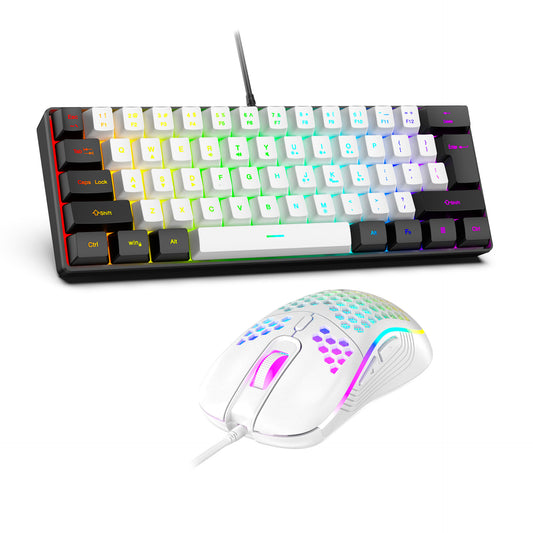 Wired Gaming Keyboard and Mouse for Enhanced Performance