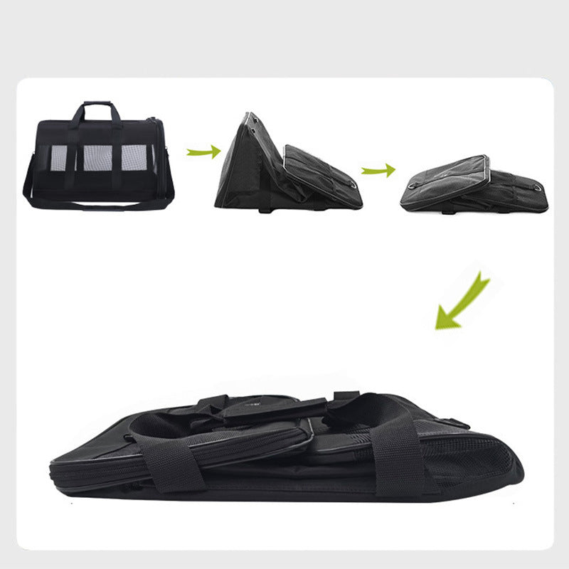 Medium Portable Breathable Dog & Cat Carrier Travel Bag