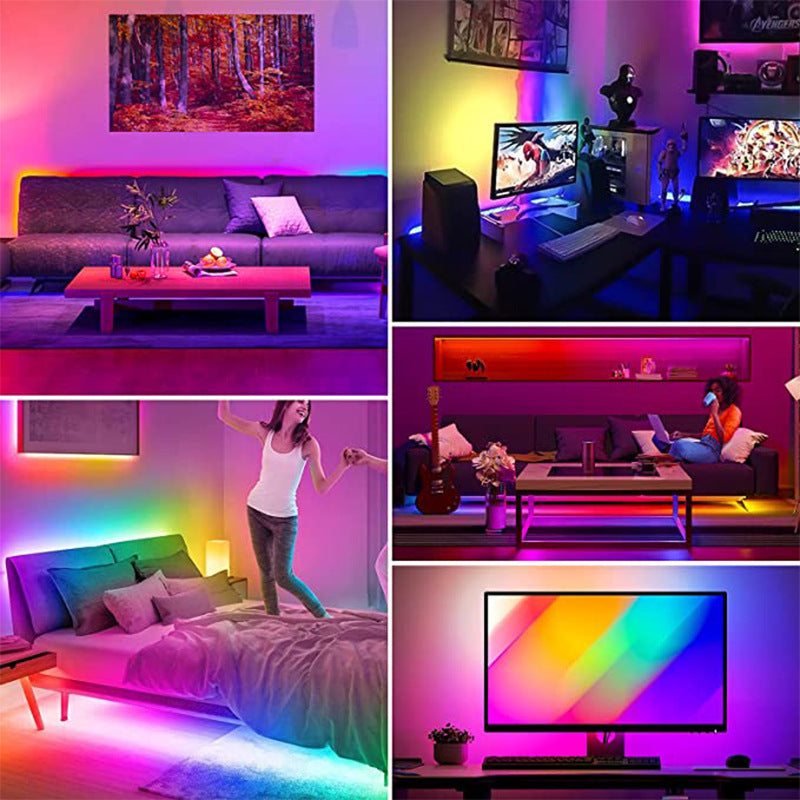 5050 RGB LED Strip with Remote Control and Bluetooth