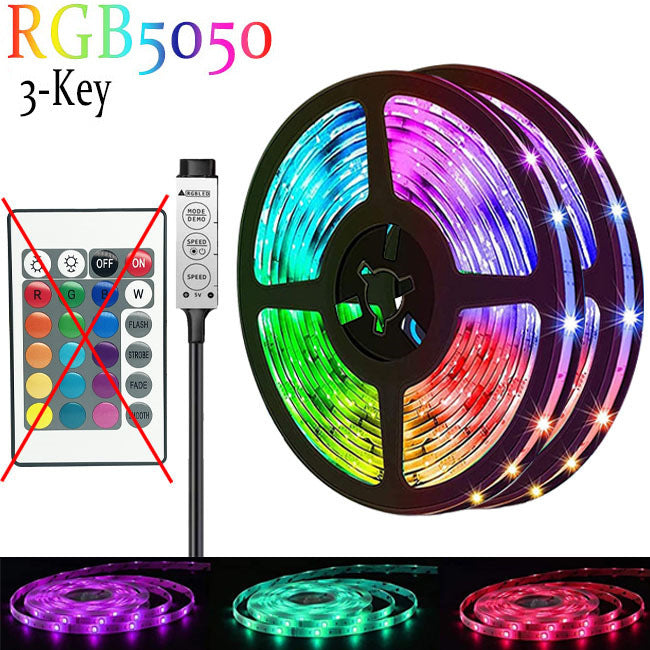 5050 RGB LED Strip with Remote Control and Bluetooth
