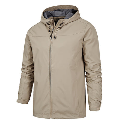 Outdoor Windproof Waterproof All Season Jacket for Men Hiking