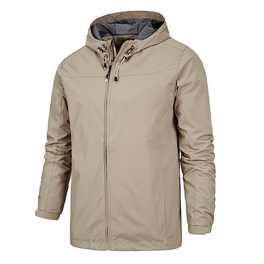 Outdoor Windproof Waterproof All Season Jacket for Men Hiking
