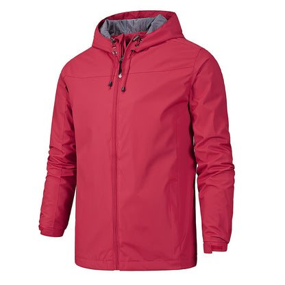 Outdoor Windproof Waterproof All Season Jacket for Men Hiking