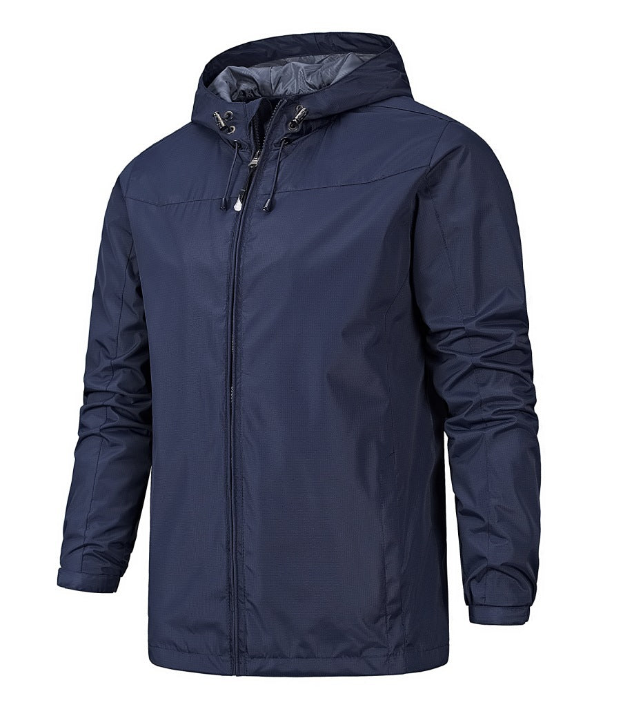 Outdoor Windproof Waterproof All Season Jacket for Men Hiking