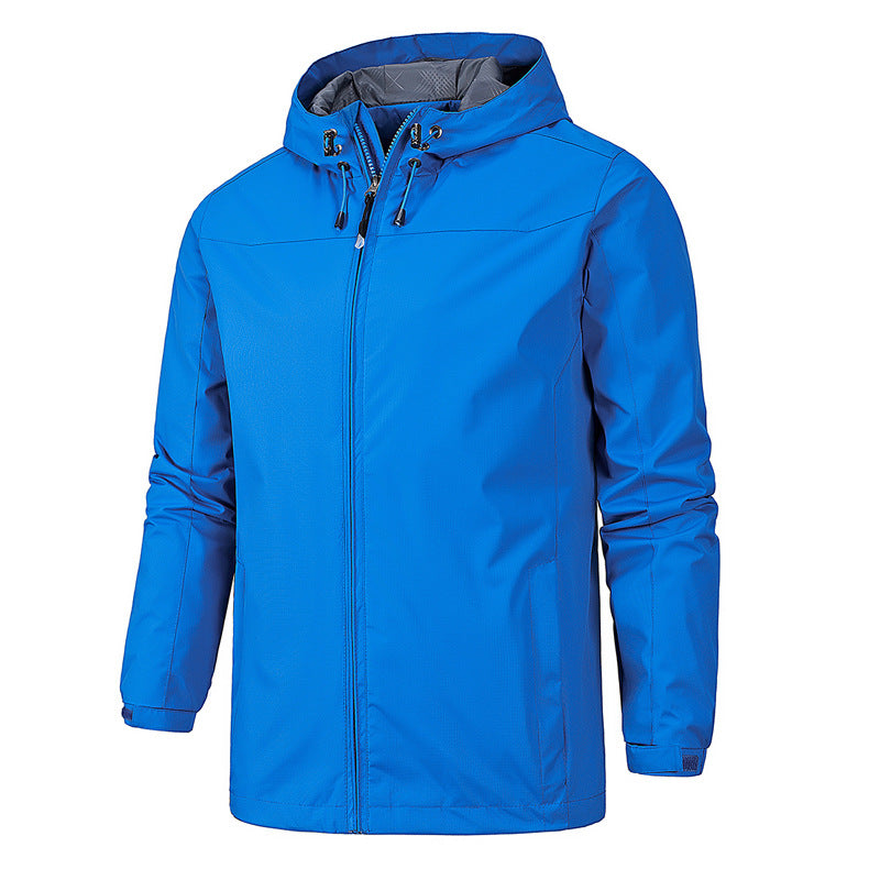 Outdoor Windproof Waterproof All Season Jacket for Men Hiking