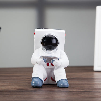 Simple Astronaut Mobile Phone Stand Cute Spaceman Holder