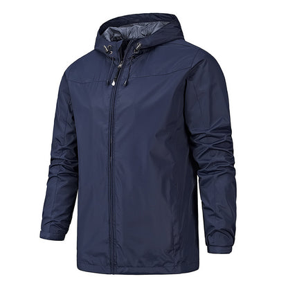 Outdoor Windproof Waterproof All Season Jacket for Men Hiking