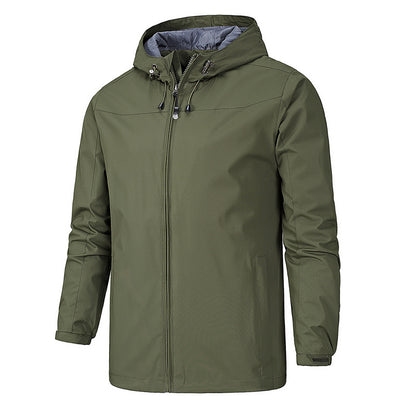 Outdoor Windproof Waterproof All Season Jacket for Men Hiking