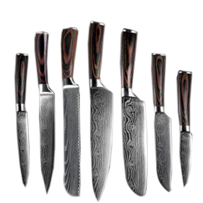 Chef Knives Kitchen Knives Cleaver and Slicing Knife Set