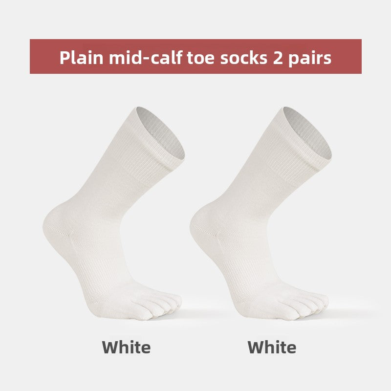 Women's Merino Wool Five-Toe Sports Socks Warm Daily Wear