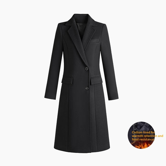Woolen Coat for Formal Work Attire at Banks & Jewelry Stores