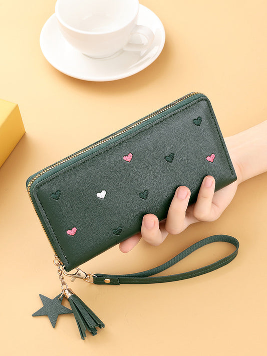 Buy Cute Mini Embroidered Long Wallet For Women Elegant Daily Use
