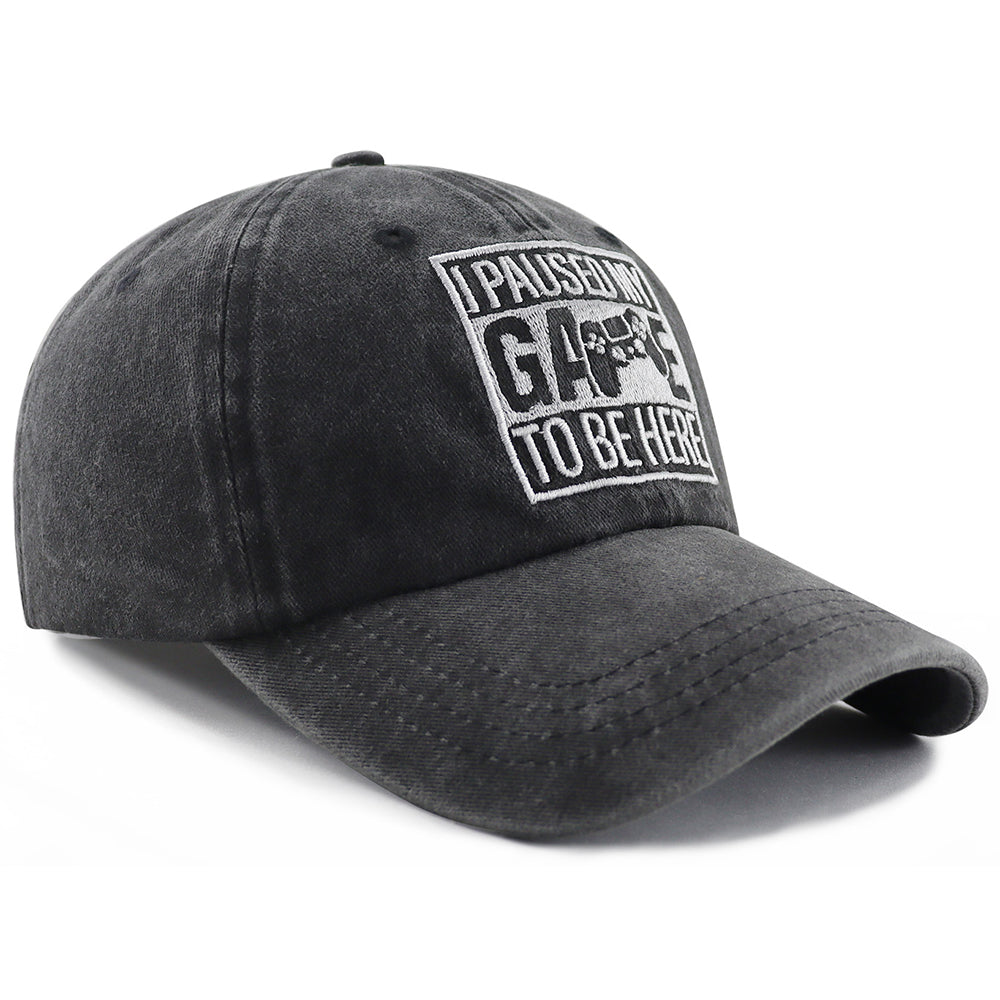 2pcs Adjustable Embroidered Gamer Baseball Cap for Men Women