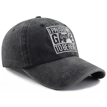 2pcs Adjustable Embroidered Gamer Baseball Cap for Men Women