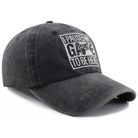 2pcs Adjustable Embroidered Gamer Baseball Cap for Men Women
