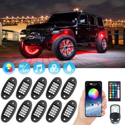 Wireless APP Control Decorative Lights for Cars and Bikes