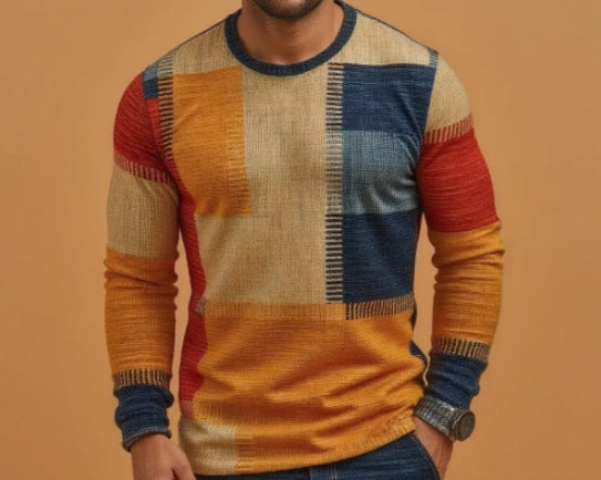 Buy Men’s 3D Digital Printed Round Neck Fashion T-Shirt