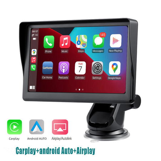 7" IPS Car Smart Screen with Wireless CarPlay Navigation