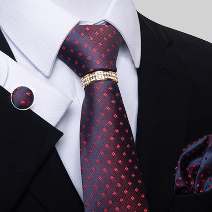 Multi Colored Striped Floral Mens Tie for Formal Party Wear