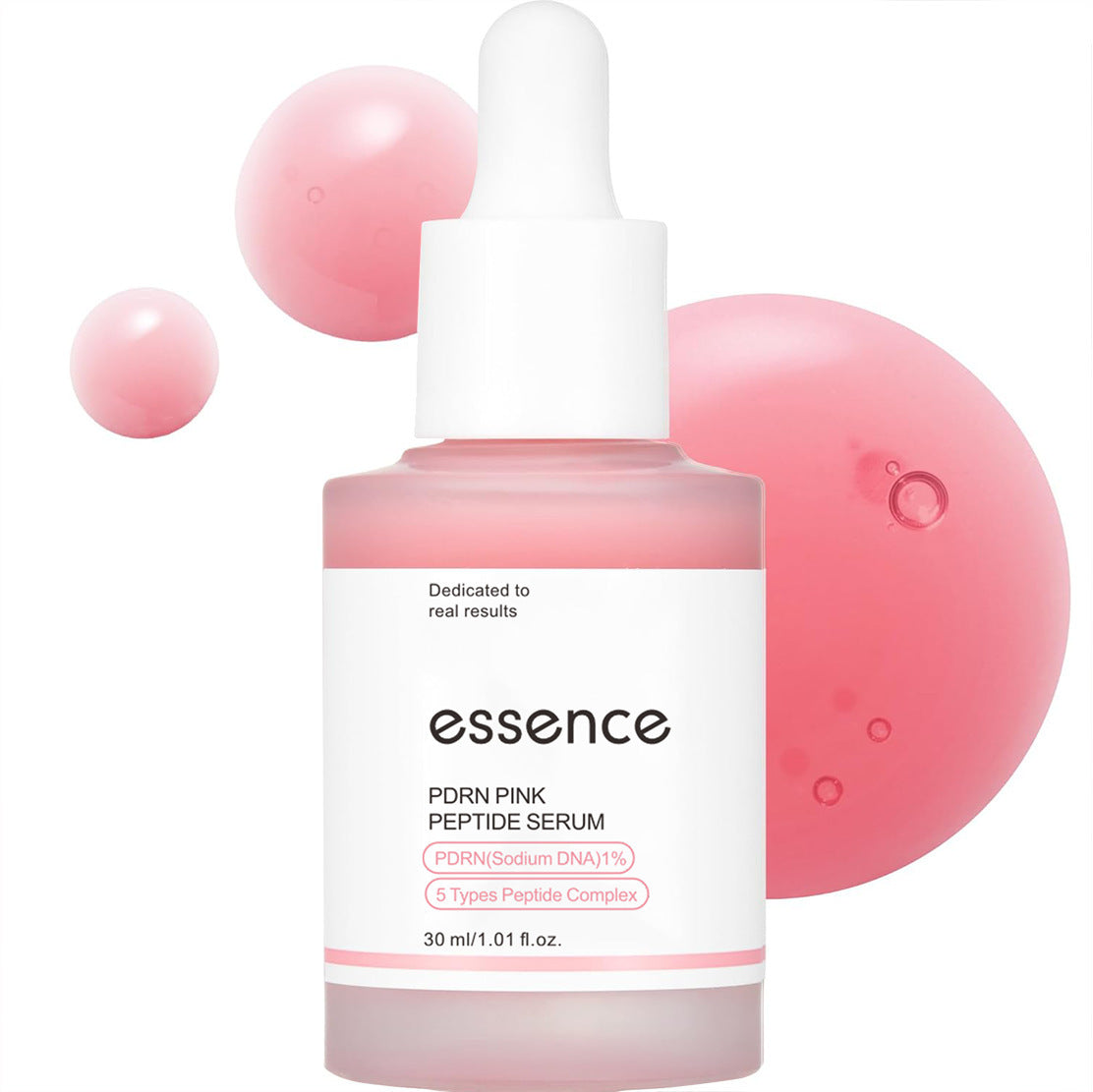 Pink Peptide Collagen Ampoule Essence PDRN Serum Facial Care