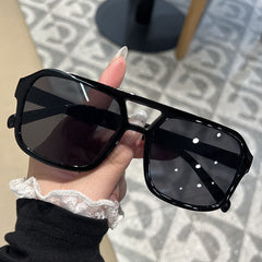 Black frame grey lens