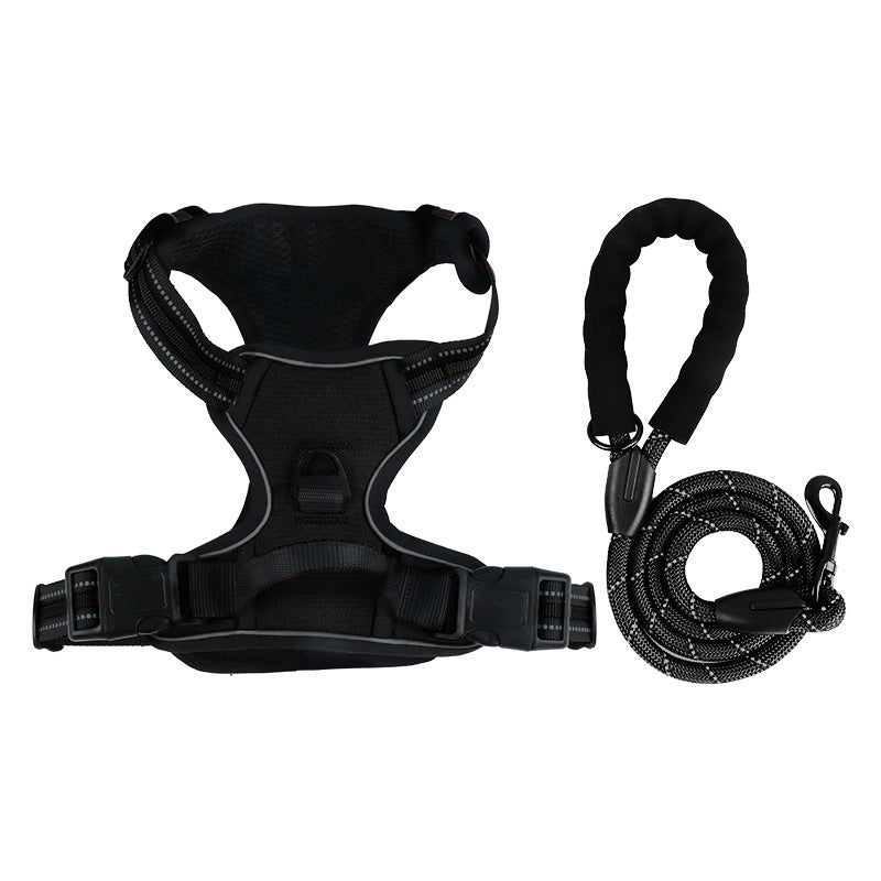 Reflective Dog Harness and Leash for Dogs Daily Walking Use