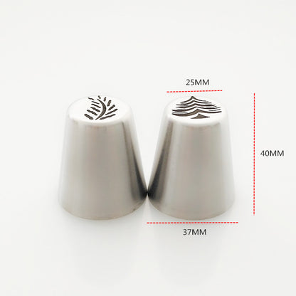 30 PCS Stainless Steel Cake Decorating Nozzle Set DIY Tool