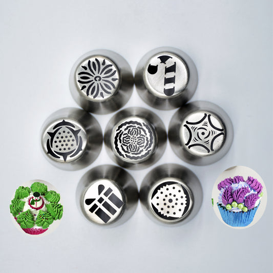 30 PCS Stainless Steel Cake Decorating Nozzle Set DIY Tool