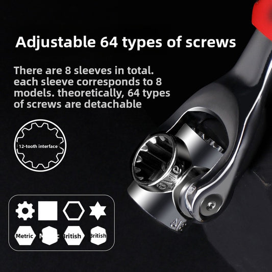 52-in-1 Multi-function Socket Wrench Set
