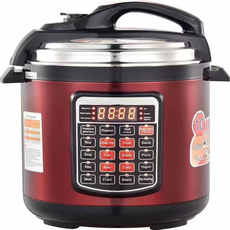 8L Electric Multifunctional Pressure Cooker for Everyday Use