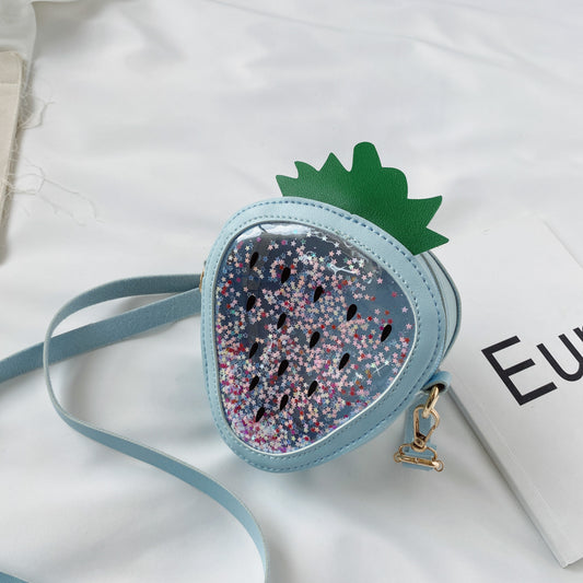 Buy Summer Children's Pineapple Strawberry One Shoulder Jelly Bag