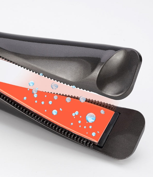 2-in-1 Hair Crimper and Straightener Comb for All Hair Types
