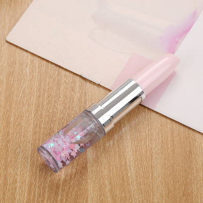 Creative Heart Red Flow Sand Signature Pen Cute Stationery