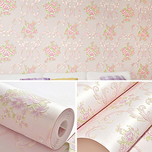 Non-Woven 3D Wallpaper for Bedroom Living Room Wall Decor