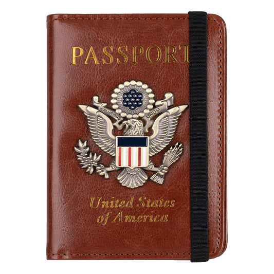 RFID Blocking Passport Holder with Card Slots