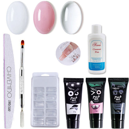 Nail Art Solid Extension Glue Set for Strong Nail Extensions