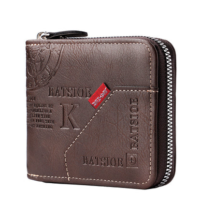 European & American Men’s Vintage Fold Wallet Classic Style