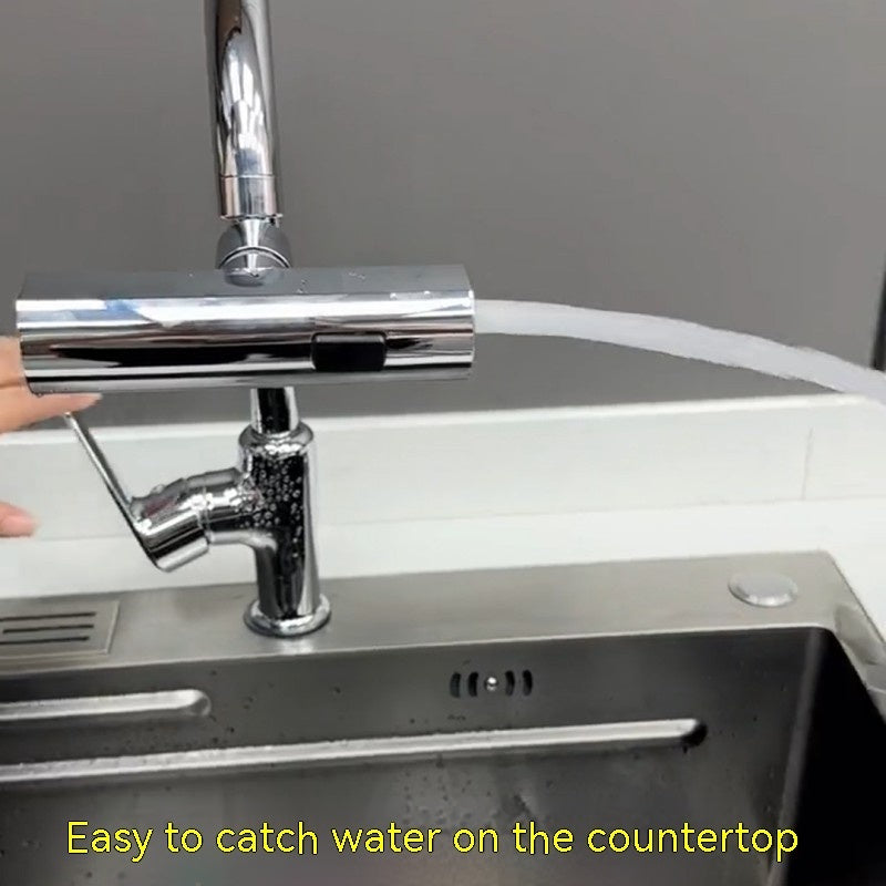 Buy Kitchen Faucet Waterfall Outlet Rotating Bubbler Nozzle