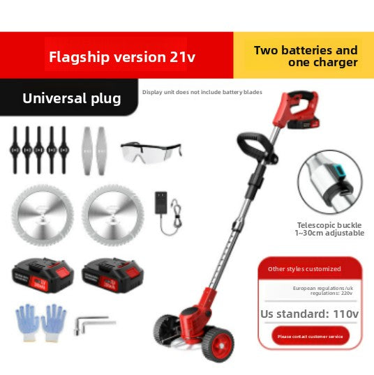 Cordless Lawn Mower with Lithium Battery for Home Yard Care