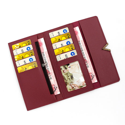 Fashionable Simple Long Wallet – Women’s Slim Stylish Wallet