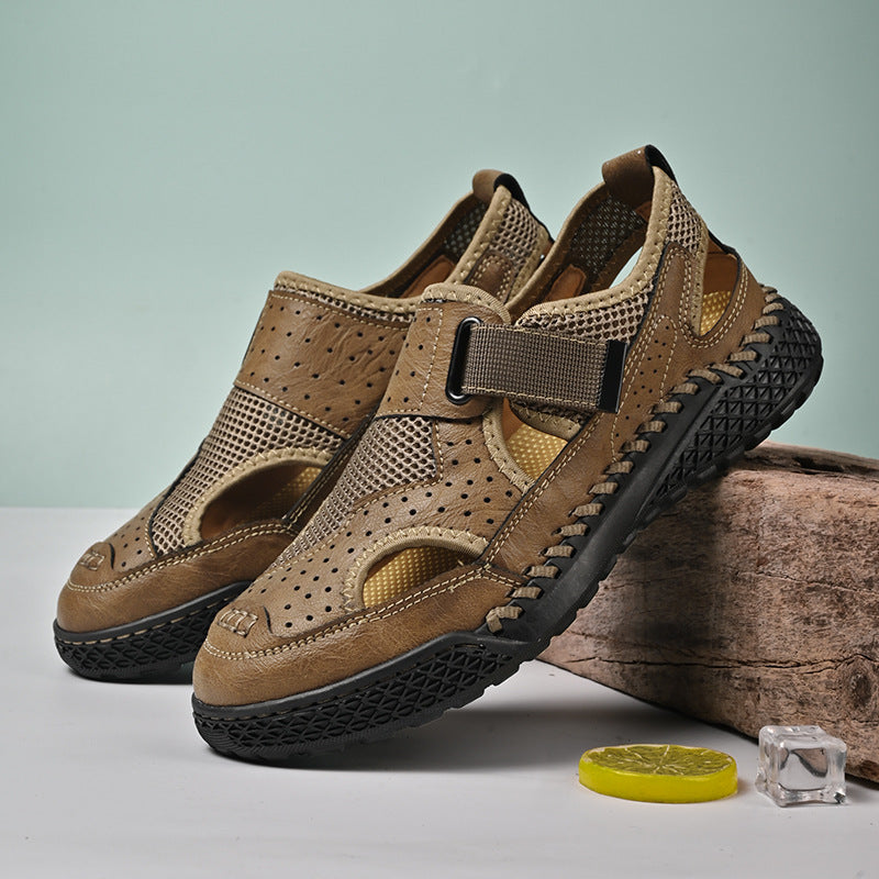 New Men’s Closed-Toe Sandals  Breathable Outdoor Casual