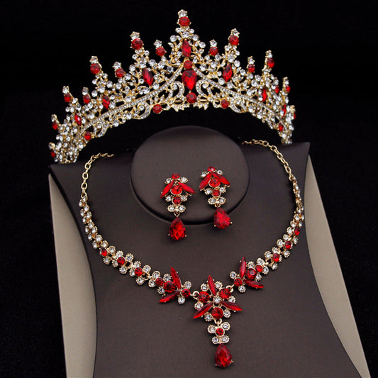 Buy Elegant Royal Queen Bridal Jewelry Sets with Tiara Crown.