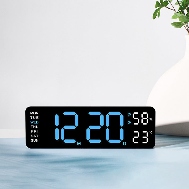 5503 Cross-Border Hot-Selling Electronic Clock, Simple Multi-Functional Clock, Rectangular Large Font Alarm Clock, Can Be Hung or Stood Upright