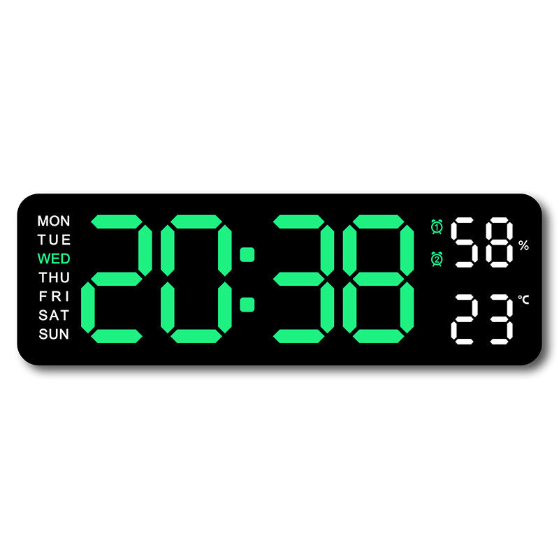 5503 Cross-Border Hot-Selling Electronic Clock, Simple Multi-Functional Clock, Rectangular Large Font Alarm Clock, Can Be Hung or Stood Upright
