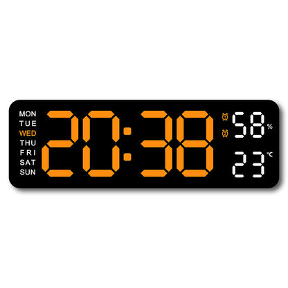 5503 Cross-Border Hot-Selling Electronic Clock, Simple Multi-Functional Clock, Rectangular Large Font Alarm Clock, Can Be Hung or Stood Upright
