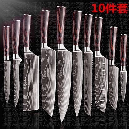 Chef Knives Kitchen Knives Cleaver and Slicing Knife Set