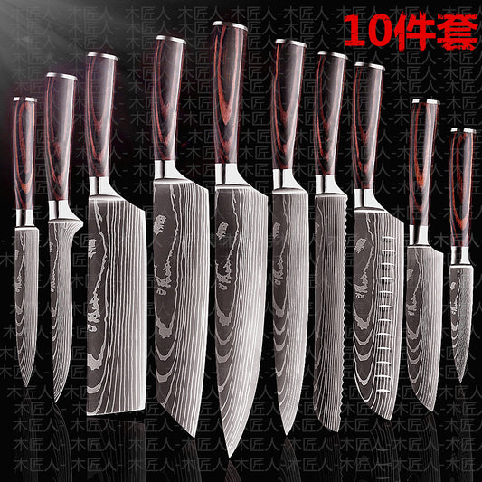 Chef Knives Kitchen Knives Cleaver and Slicing Knife Set