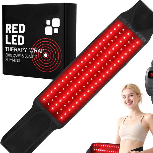 Red Infrared Therapy Belt for Back Support and Pain Relief